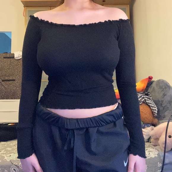 Garage off the shoulder long sleeve - Picture 2 of 3